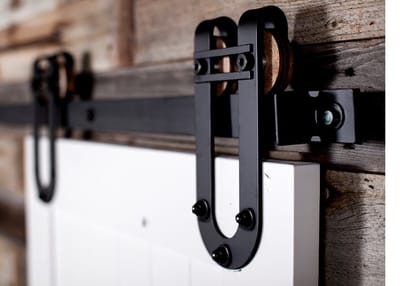 Barnwood Originals – schuifdeursysteem Hoefijzer met gratis deurgreep