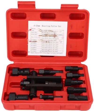 Allecto - Blinde Binnenste Lagertrekker - Motorfiets Lagertrekker - Heavy Duty Extractor Kit - 10 Stuks - Voor Binnenste Lager Verwijdering - Inclu...