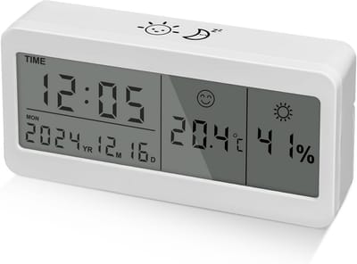 Digitale Wekker met Weekendmodus, Snooze en Binnentemperatuur Weergave
