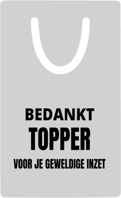 Hacebo® - Bedankt topper voor je geweldige inzet metalen boekenlegger - Collega - collega - Cadeautje voor inzet tonen - bedankt voor alles - geschenk Bladwijzer boekenleggers - 7.6 cm x 5cm