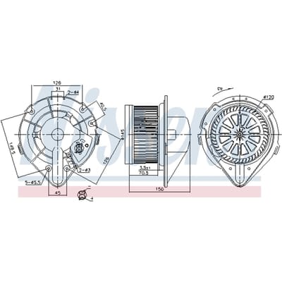 Interieurventilatie NISSENS 87798