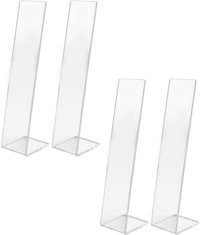 Dailygoods- Haarclip Displayhouder - 4-pack - Duurzaam Acryl - Lichtgewicht Organizer - Multifunctioneel - Transparant Design - Haaraccessoire