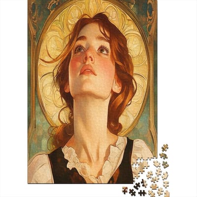 Meisjespuzzel 1000 stukjes - Jigsaw legpuzzel - Ontspanning thuis - Hoge resolutie print - 75 x 50 cm - Stijl 2
