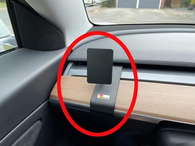 Brodit ProClip houder geschikt voor Tesla Model 3 2018-2024 / Model Y 2020 - Left mount