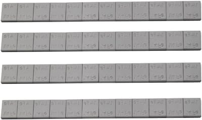 Set van 48 zelfklevende gewichten van 7g, grijze plakkers voor wielen en accessoires, ideaal voor bevestigen en balanceren