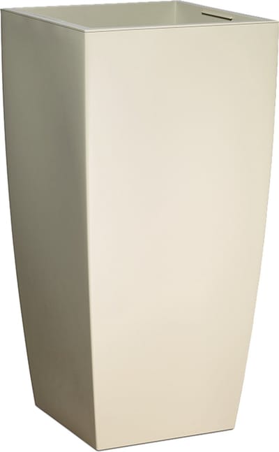 Elezza Infinity Bloempot L25 x B25 x H52 cm - Amandel