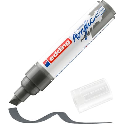 edding 5000 Acrylic "Acrylmarker - Wide" - Antraciet