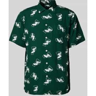 Classic fit vrijetijdsoverhemd met motiefprint