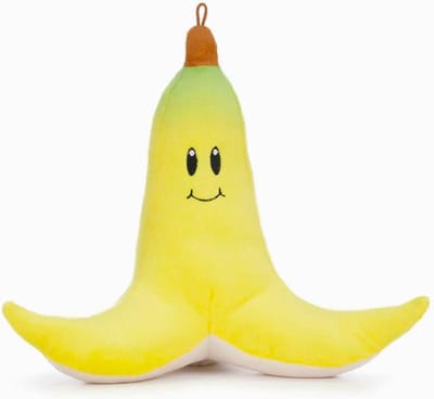 Banana (Banaan) Super Mario Bros Pluche Knuffel 26 cm