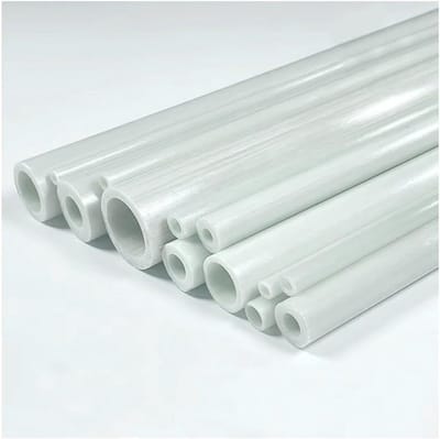 Glasvezelbuizen - Composiet staven - Doe-het-zelf projecten - Lichtgewicht en sterk - 2 stuks 500 mm - Wit