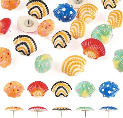 Allecto - Push Pins - Decoratieve Hars Punaises - 20 Stuks - Voor Foto's en Kaarten - Creatieve Decoratie - Handig en Functioneel - Multifunctioneel