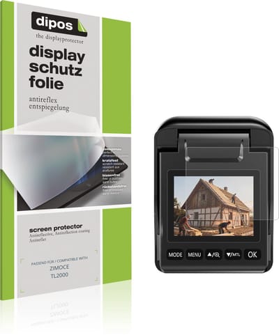 dipos – 4x Matte Beschermfolie geschikt voor ZIMOCE TL2000 | Krasbestendige & antireflecterende Screenprotector Ultra-Thin