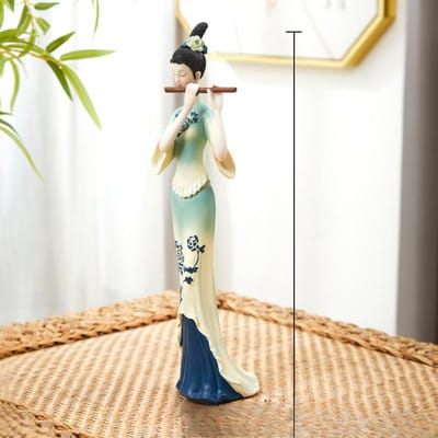 Ornements Verts de Style Chinois Uniquement Ornements Verts Style Chinois Classique Dames Haut de Gamme Entrée Salon Cave à Vin Décorations de Luxe Légères