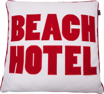 In The Mood Beach Hotel - Sierkussen - 50x50 cm - Rood