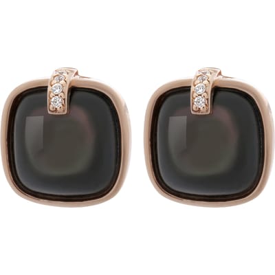 Orphelia 'Larina' Dames 925 Sterling Zilveren Stud Oorbellen - Roze ZO-7227