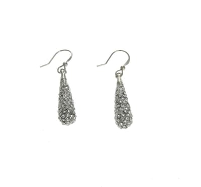 Behave - Oorbelhangers dames - Zilverkleur druppel chic - Avondstijl