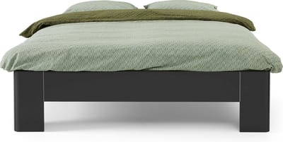 B Bright Fresh 500 Bed 90x200cm - Bedframe Antraciet - Eenpersoonsbedden - Instaphoogte: 50cm