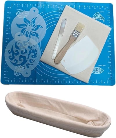 Broodmand Rotan - Bakvorm Deeg - Brood Bakken - Natuurlijk Ademend Materiaal - 18-25 cm - Houtkleur