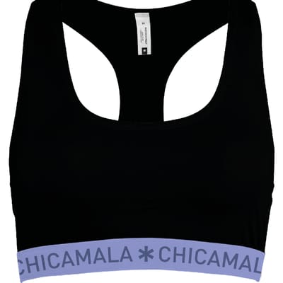 Chicamala – Dames Racerback - BH zonder beugel – Dames Ondergoed – Lingerie - Sport BH – Kleding - 95% Katoen – Dames kleding