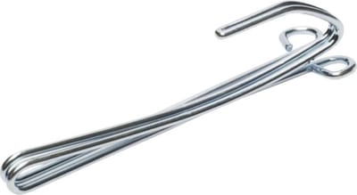 Inschuif-plooi band Haak Gordijn-Haak. Vitrage.  25mm Gegalvaniseerd 10 stuks Haken.
