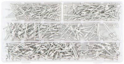 Grupa Topex - Aluminium Popnagels - 400 Stuk - Verschillende Maten