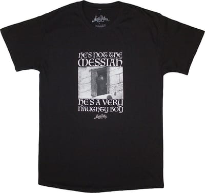 Monty Python - Naughty Boy Heren T-shirt - S - Zwart