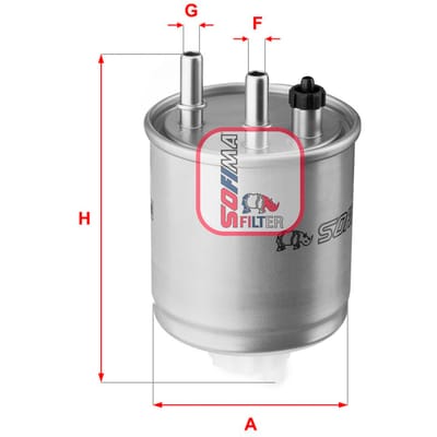 Brandstoffilter SOFIMA S4117NR