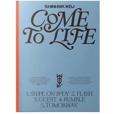 SHINHWA WDJ Het 1e Mini-album 'Come To Life' gray