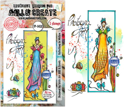 Aall & Create clearstamp A6 - Reflections in motion