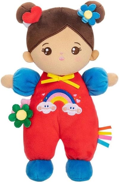 OUOZZZ mini pop bruin leer