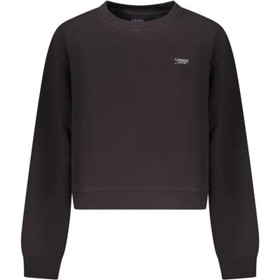 Tommy Hilfiger Relaxed Crew Sweatshirt Black Size: XS | Sweaters Outlet | Dames | Zwart