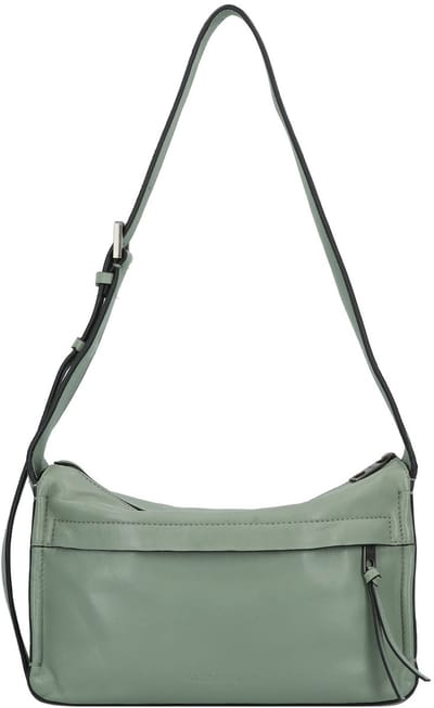 LIEBESKIND BERLIN Leren Schoudertas Sky Sheep Natural Hobo Bag Forest Green Groene