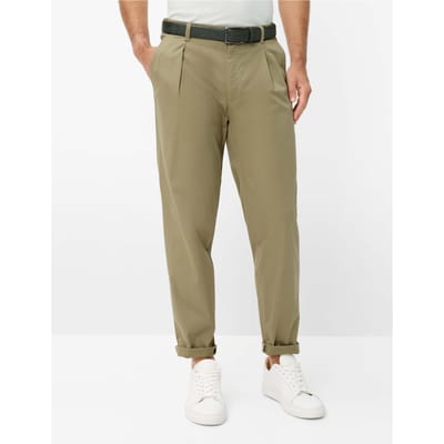 Brax Heren Chino  Style TINO JUNGLE, groen, maat 30/30