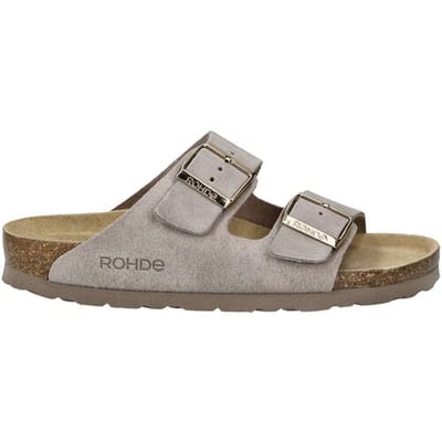 Rohde 5590 17 Slippers Licht Bruin Suede Dames - Licht Bruin - 39