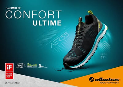 Albatros AER55 Impulse 647500 Laag S1P - Zwart/Blauw - 39