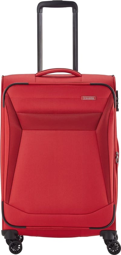travelite Chios 4W Trolley Red Rood 67cm