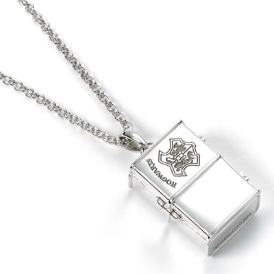The Carat Shop - Harry Potter - Zilveren Hogwarts Koffer Halsketting