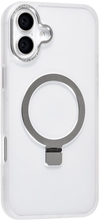 TUNIQ telefoonhoesje voor Apple iPhone 16 Plus - MagSafe siliconen backcover - Wit