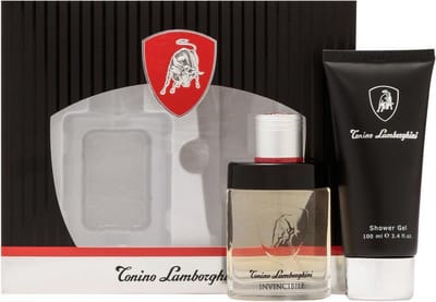 Ensemble Tonino Lamborghini: Invincibile, Eau De Toilette, Pour Homme, 40 ml + Invincibile, Hydratant, Gel Douche, Tous Types de Peau, 100 ml