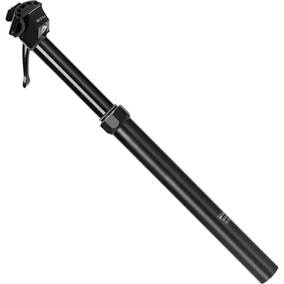 Telescopische Fietszadelpen 30,9 31,6 mm Verstelbare Hoogte Fiets Zadelbuis Aluminiumlegering Hydraulische Fietszadelpen Cycle black