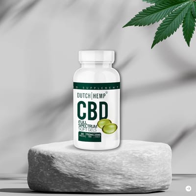 Dutch Hemp CBD-softgels - full spectrum - 25 mg