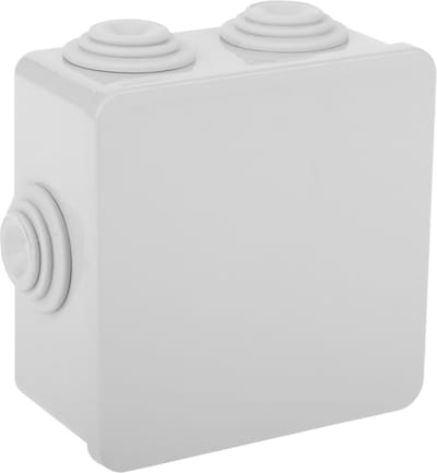 BeMatik - IP44 waterdichte doos met vierkante oppervlakken 80x80x40mm