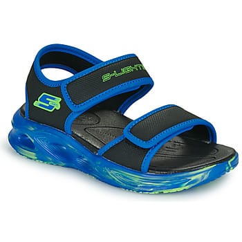 Skechers S Lights-Sola Glow Zandal-Fus - Jongens Sandalen - Zwart