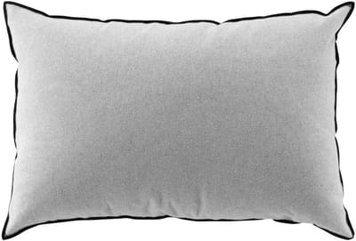 Decoratieve Kussen 40 x 60 cm Lichtgrijs met Ritssluiting van Katoen Inclusief Vulling voor Bank en Interieur Modern en Comfortabel
