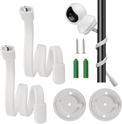 2 stuks Flexibele Babymonitorhouder voor Beveiligingscamera's, Installatie Zonder Boren