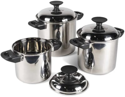 Kampa Space Saver Pannenset - Pannensets RVS -