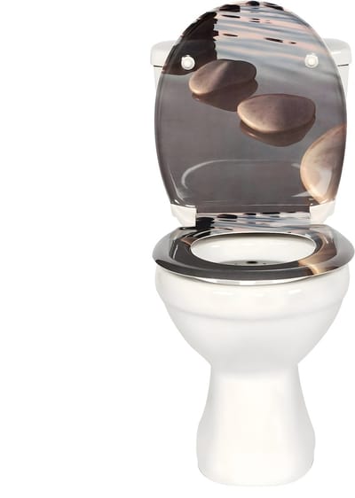 WC-bril - Toiletbril - Voor Toilet & Badkamer – Soft-Close – Duroplast - Met print