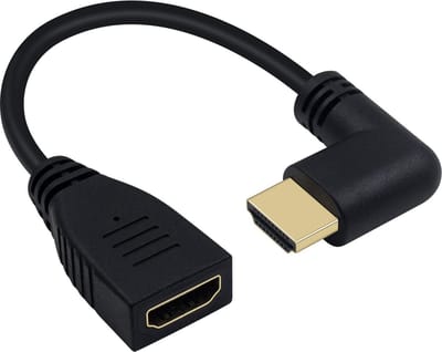 NÖRDIC HDMI-N5025 - HDMI-adapter - 8K60Hz/4k120Hz 48Gbps - Mannelijk naar Vrouwelijk - 17cm