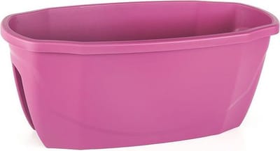 Balkon bloembak Emerald fushia 15.5L aanpasbaar 58x30x24 drainage cherry