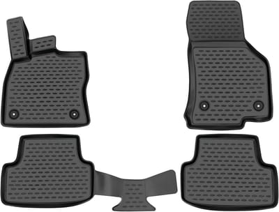 Dailygoods- Vloermatten Set - Op Maat Gemaakt voor Renault Arkana I - Duurzaam TPE - Antislip Onderkant - Waterdicht - Eenvoudig te Reinigen - Automatten
